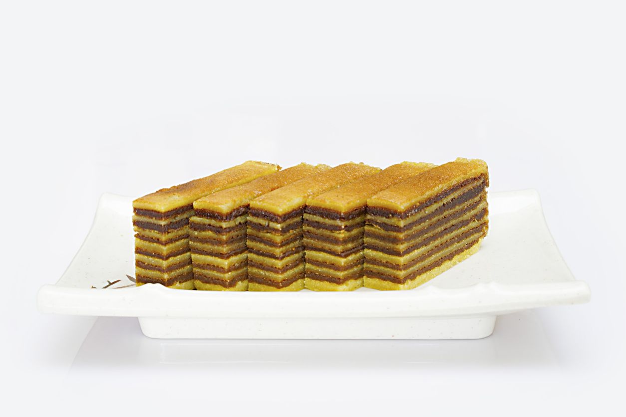 Multi-layered cake called 