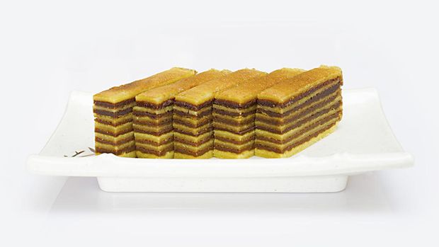 Multi-layered cake called 
