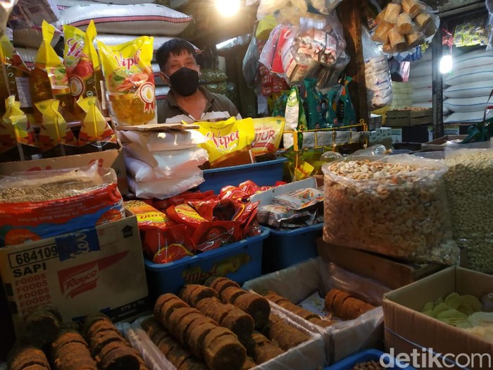 Minyak goreng di Pasar Tradisional/Aldiansyah Nurrahman-detikcom
