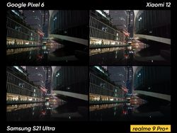 Hasil Kamera Realme 9 Pro+ Vs Xiaomi 12 Vs Galaxy S21 Ultra Vs Pixel 6