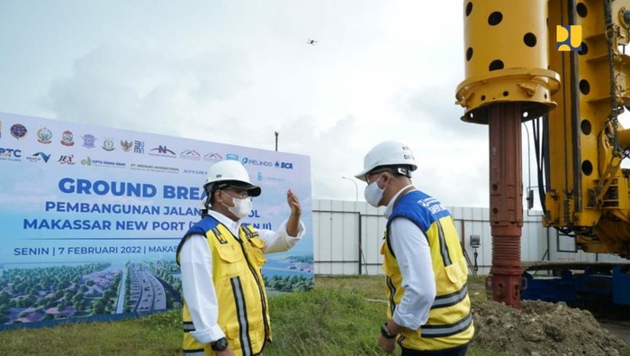 Proyek Jalan Akses Tol Makassar New Port mulai dibangun
