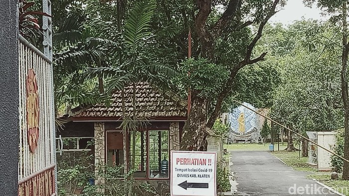 Tempat isolasi terpusat Panti Semedi yang ada di Klaten.