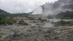 Terpikat Kemolekan Kawah Sikidang dan Candi Arjuna