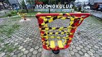 Mengingat virus Covid-19 varian Omicron telah menyebar di beberapa daerah, taman ini kembali ditutup.