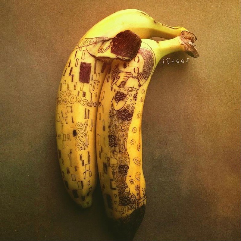 fotoinet seni kulit pisang