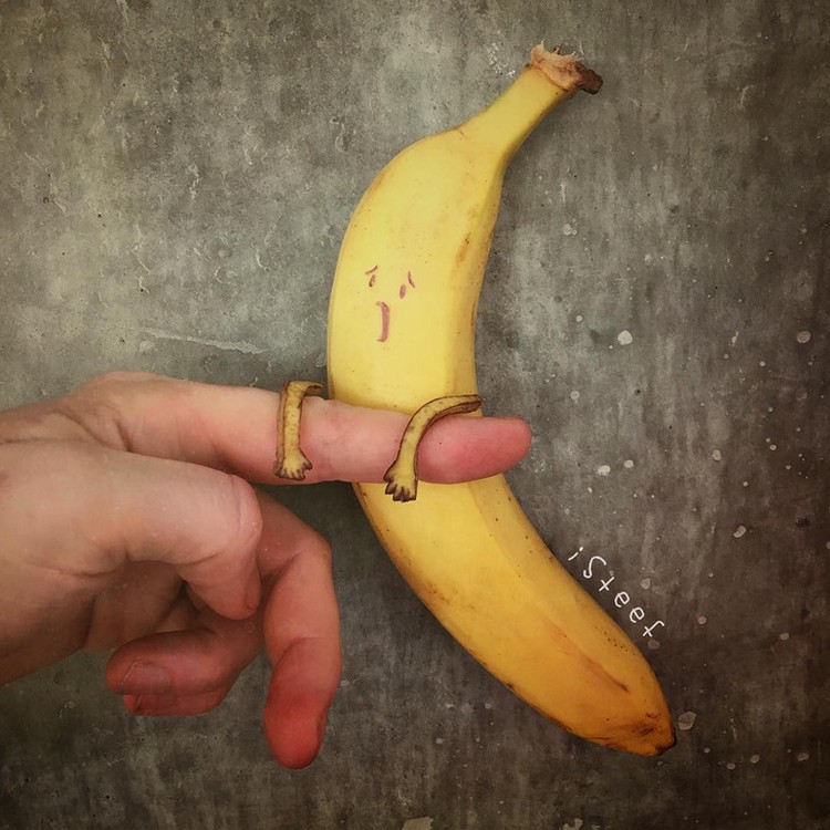 fotoinet seni kulit pisang
