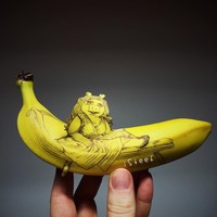 fotoinet seni kulit pisang