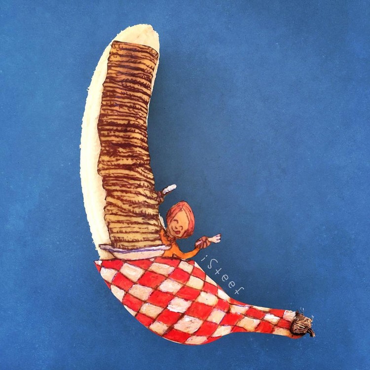 fotoinet seni kulit pisang