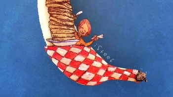 Yang merupakan salah satu bagian dari seni patung, gambar atau doodles, dan imajinasi. (Foto: instagram/Stephan Brusche)