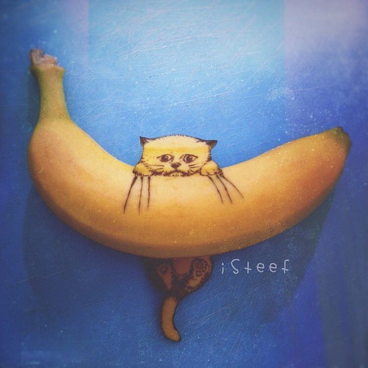fotoinet seni kulit pisang