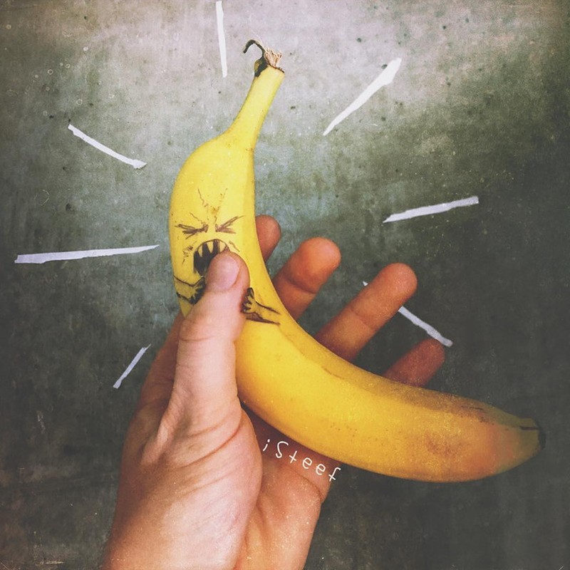 fotoinet seni kulit pisang