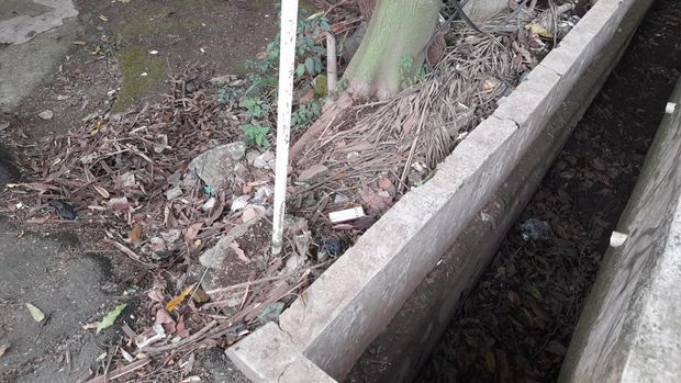 Got di depan Kompleks Askrindo Bintar Jakarta Selatan, Selasa (8/2/2022).