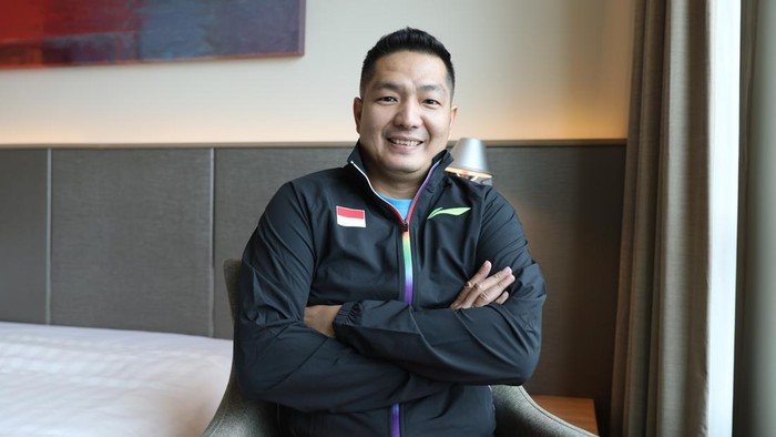 Harry Hartono, manajer tim bulutangkis Indonesia di Kejuaraan Asia Beregu 2022.