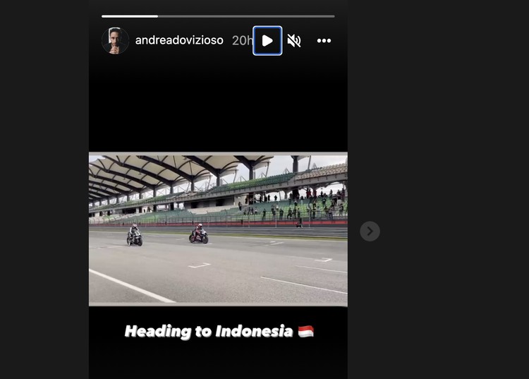 Instagram Pebalap MotoGP