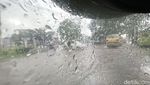 Jalan Raya Hankam Bekasi Tergenang