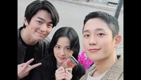 Chemistry antara Jisoo dan Jung Hae In di Snowdrop bikin berharap mereka akan disatukan lagi di judul drama berbeda. (Foto: dok. Instagram @sooyaaa__) 