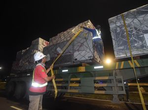Motor dan Logistik MotoGP Tiba di Lombok
