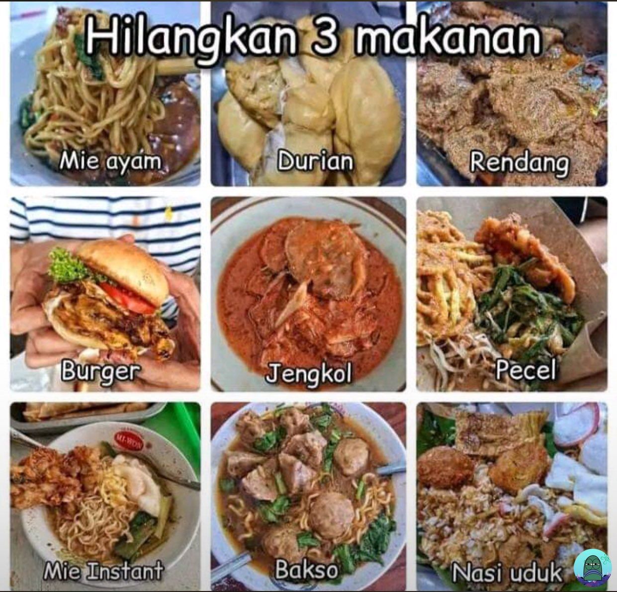 Netizen Debat 3 Makanan yang Seharusnya Dihilangkan, Durian dan Rendang Jadi Trending