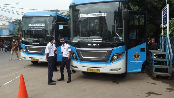 Penampakan Bus Trans Metro Bandung jurusan St Hall-Gunungbatu