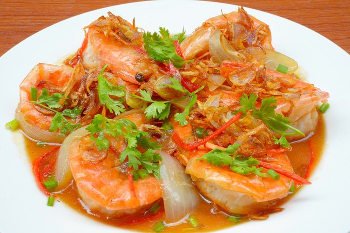 Resep Udang Goreng Saus Bawang