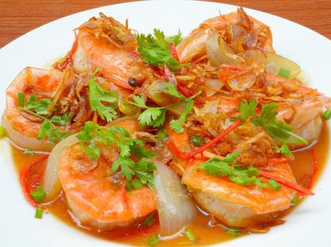 Resep Udang Goreng Saus Bawang