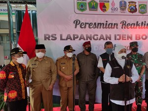 Gubernur Khofifah Aktifkan Kembali RS Lapangan Ijen Boulevard untuk Isoter