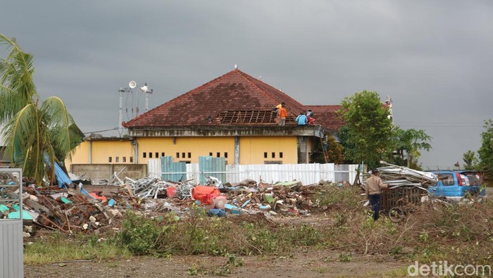 Rumah tersisa di lokalisasi Lorok Indah Pati