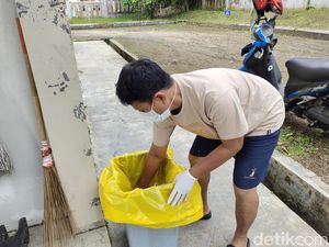 40 Kilogram Sampah Dihasilkan dari Rumah Isolasi di Lebak