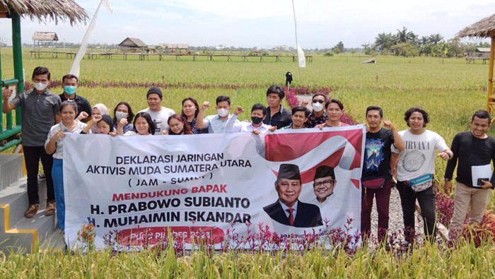 Sekelompok orang di Sumut deklarasikan dukungan Prabowo-Muhaimin di 2024