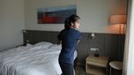 Foto Pebulutangkis Putri RI Stephanie Widjaja Giat Latihan di Kamar