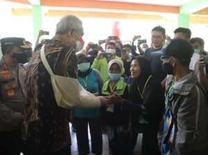 Ganjar Datangi Desa Wadas dan Minta Maaf Atas Insiden Kemarin