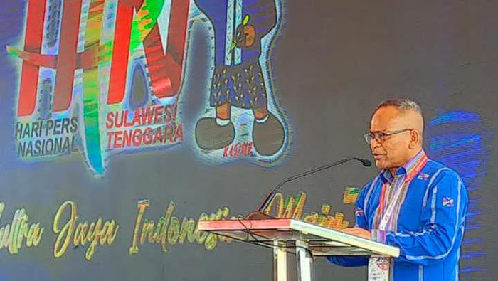 Ketua PWI, Atal S Depari, di HPN 2022.