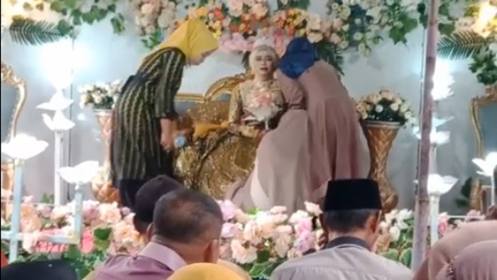 Kisah viral pengantin wanita ditinggal kabur oleh pengantin pria jelang akad nikah.