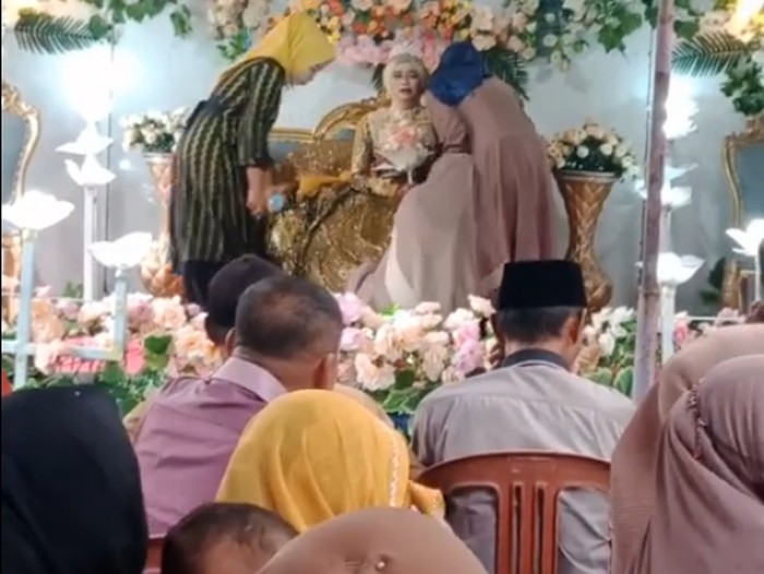 Kisah viral pengantin wanita ditinggal kabur oleh pengantin pria jelang akad nikah.