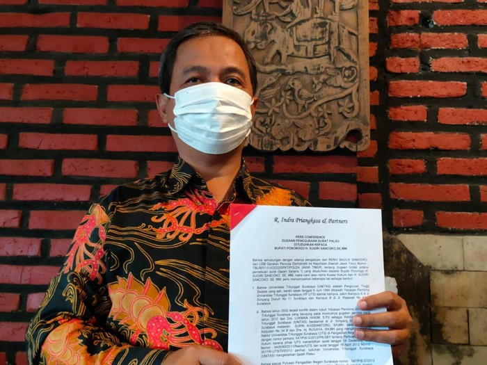 Kuasa hukm Bupati Giri, R Indra Priangkasa