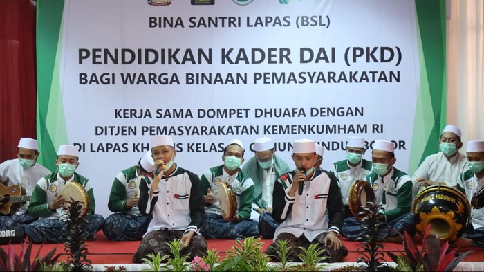 Lembaga Pemasyarakatan (Lapas) Khusus Kelas II Gunung Sindur menggelar Kegiatan Pendidikan Kader Dai (PKD) bagi Warga Binaan Pemasyarakatan