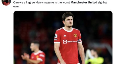 Maguire Bikin Netizen Murka, Disebut Biang Kerok MU Imbang