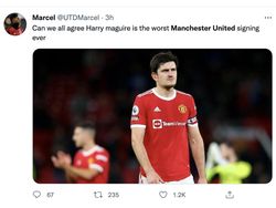 Maguire Bikin Netizen Murka, Disebut Biang Kerok MU Imbang