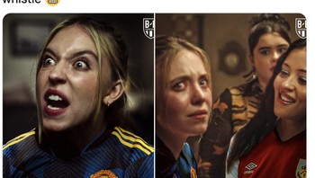 MU sudah ungguk kala pertandingan baru berjalan 18 menit tapi akhirnya ditahan imbang sehingga bikin fans jadi gregetan. Foto: Twitter