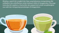 Tapi ingat, bahan-bahan ini hanya untuk meredakan gejala ya. Pasien tetap bisa menularkan virus ke orang lain.