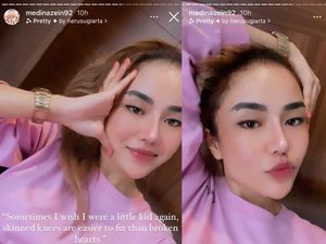 Medina Zein Lepas Hijab, Beri Pesan Mendalam untuk Anak-anaknya