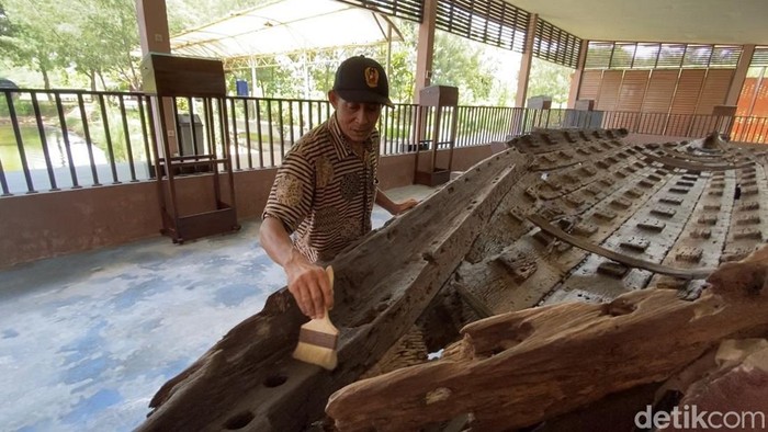 Situs perahu kuno di Desa Punjulharjo, Kecamatan Rembang, Kabupaten Rembang.
