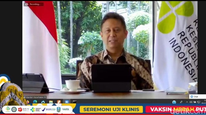 sambutan Menkes untuk vaksin merah putih