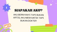 Suka bernyanyi tapi buka penyanyi atau artis, suka menyuntik tapi bukan dokter. Ada yang tahu ini apa?
