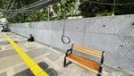 Bikin Khawatir, Ada Tiang Nyaris Roboh di Jalan Senopati Jakarta