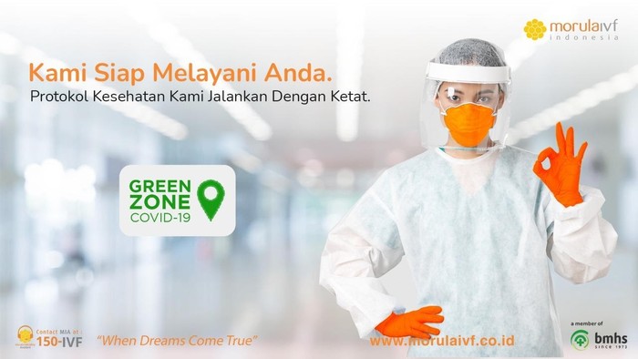 Jalani Promil Aman, Klinik Morula IVF Terapkan Prokes Ketat
