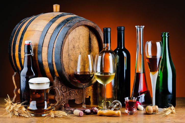 Istilah minuman alkohol pada komposisi makanan