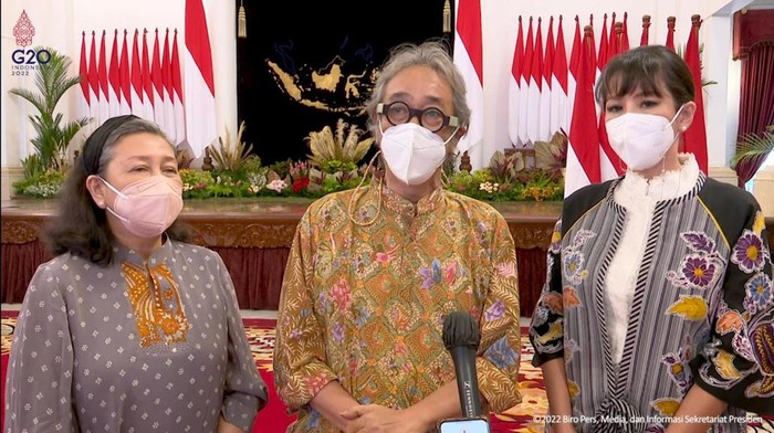 Jokowi terima kunjungan seniman seni pertunjukan di Istana Negara
