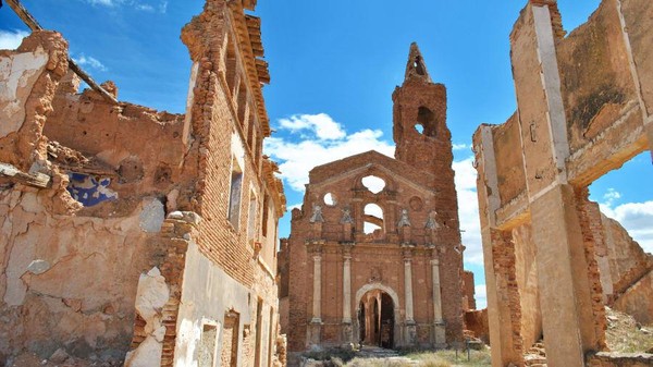 Belchite merupakan tempat pengepungan dari Agustus-September 1937. Kini, ada desa baru yang jadi destinasi yang dikunjungi turis. (Adobe Stock/CNN) Belchite merupakan tempat pengepungan dari Agustus-September 1937. Kini, ada desa baru yang jadi destinasi yang dikunjungi turis. (Adobe Stock/CNN)