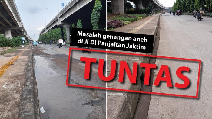 Masalah genangan aneh di Jl DI Panjaitan Jaktim: TUNTAS